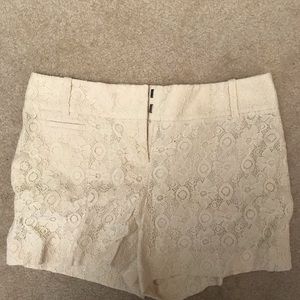Lined lace Loft shorts.